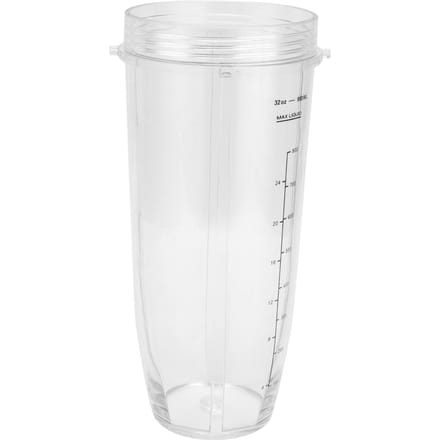 32oz Vervangbeker Blenderbeker Container Geschikt voor Nutri Ninja 1000W Blender Accessoires white