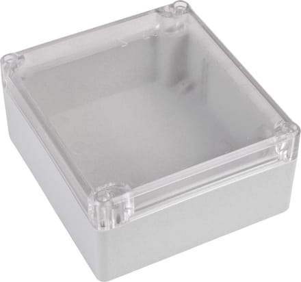 TRU COMPONENTS TC-7910744 Universele behuizing 125 x 115 x 58 ABS-PC Grijs 1 stuk(s)