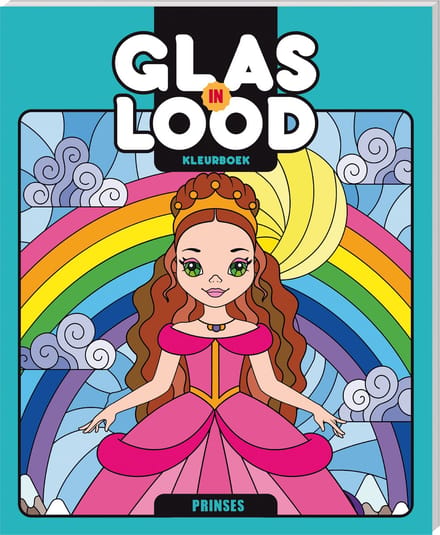 Kleurboek Glas in lood - Prinses