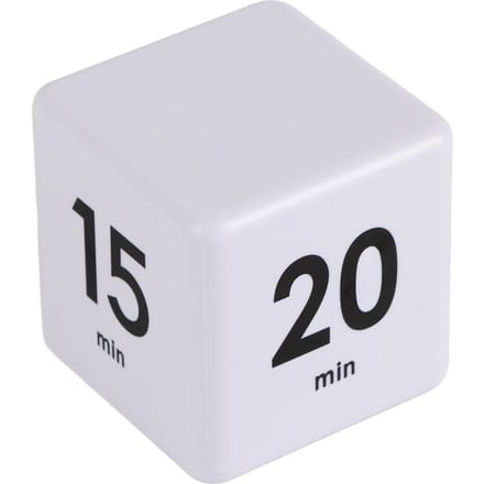 Kubus Timer Keukentimer Vooraf ingestelde Timer voor 15/20/30/60 Minuten wit