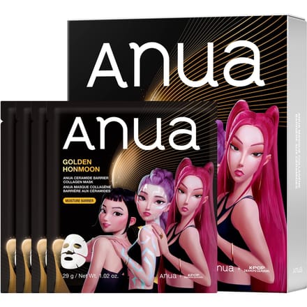 Anua KPop Demon Hunters Ceramide Barrier Collagen Mask (4PC)