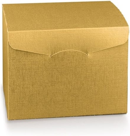 Geschenkdoos karton GOUD, 20x20x18cm (30 stuks)