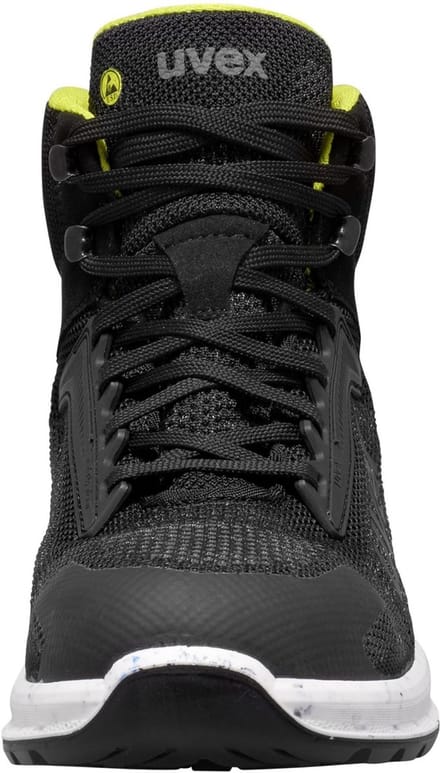 uvex 69043 6904345 Hoge veiligheidsschoenen S1PS Schoenmaat (EU): 45 Zwart, Geel 1 paar