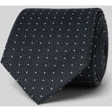 Stropdas van pure zijde met labeldetail
