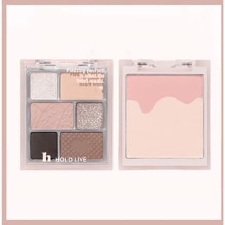 HOLD LIVE - 2 in 1 Eyeshadow & Blusher Palette - H01 #H01 - 7.5g + 8.5g