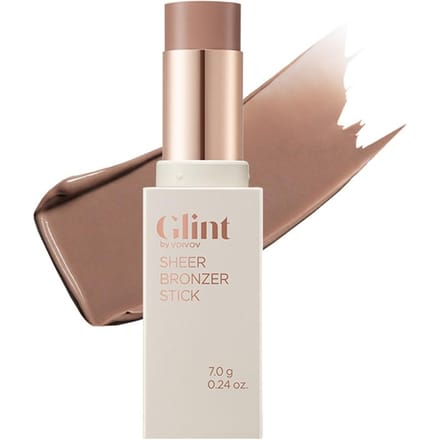 Glint Sheer Bronzer Stick 7g, 02 Smoked, 1 piece white