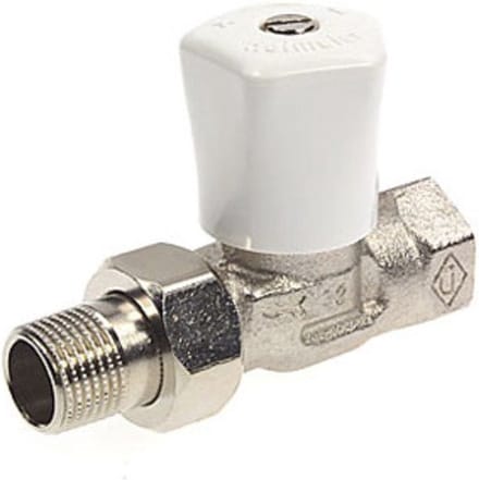 Heimeier - Radiatorafsl Mikrotherm DN10 G3/8 - recht