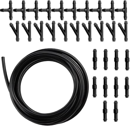 Dailygoods- Ruitensproeierventiel 400 cm - Reparatieset - Slang - 30