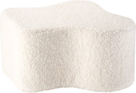 Pouffe Cloud White White