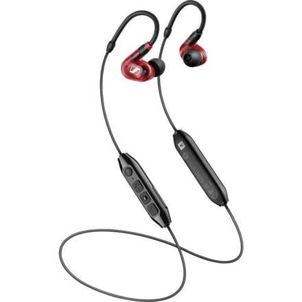 Sennheiser IE 100 PRO WIRELESS RED In Ear oordopjes Bluetooth, Kabel Rood High-Resolution Audio Headset Studio