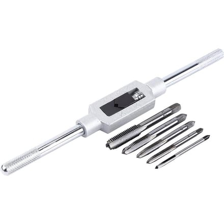Verstelbare Ruimer Tap Sleutel Set met Metrische Schroefdraad M34568 Insteek Schroef Tappen white