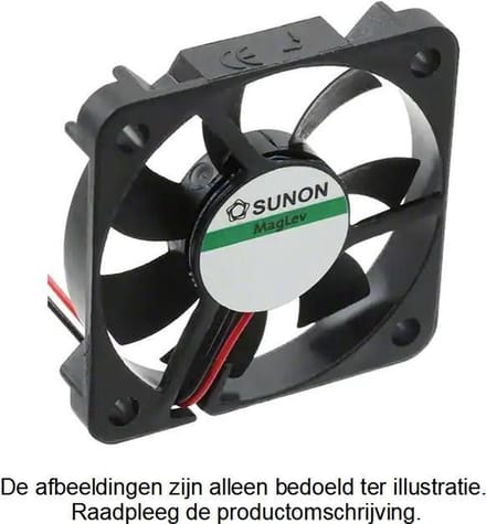 Sunon MF40060V1-1000U-A99 Axiaalventilator 5 V/DC 10.71 m³/h (l x b x h) 40 x 40 x 6 mm