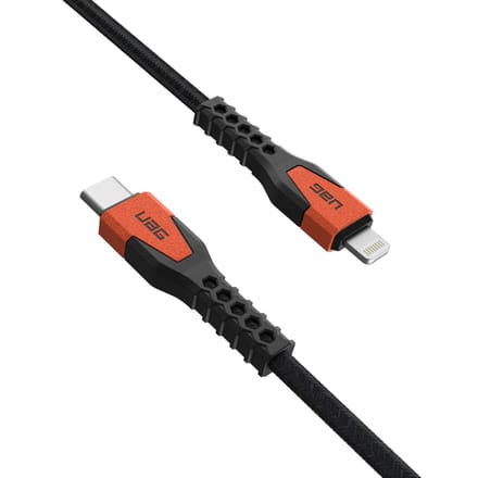 UAG Kevlar® Core USB-C naar Lightning Kabel MFi 30W 1.5M Oranje