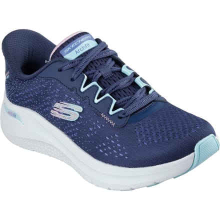 Skechers Arch Fit 2.0 Fresh Pace Textiel Dames Marineblauw/multicolor Sneakers