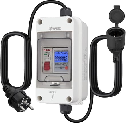 Digitale Elektriciteitsmeter met Realtime Verbruiksmonitoring en Geheugen