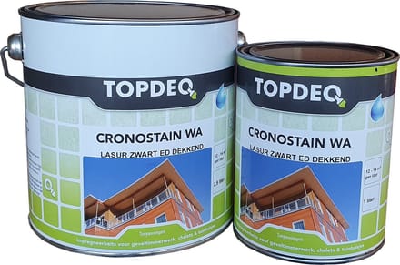 Topdeq Cronostain WA - Ral 9005 Zwart 2.5 Liter