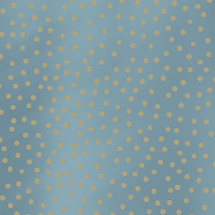 Kangaro toonbankrol - kraft dots - blauw - 60 grams 70 cm x 250 meter