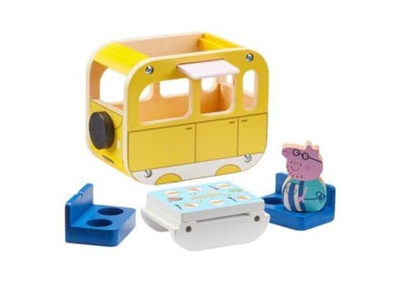 Peppa Pig de camper in hout Speelfiguren & personages