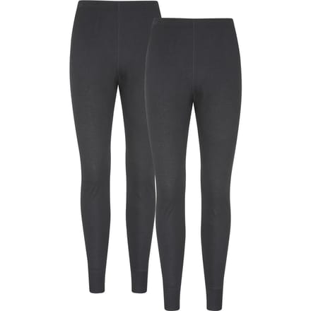 Mountain Warehouse Heren Talus Base Layer Broek (Set van 2) (Zwart)