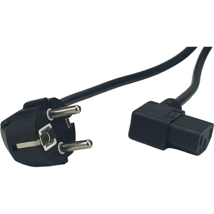 POS AC Stroomkabel C13 Hoek 5m EU 3x1,0mm² 10A
