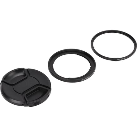 Beschermende 67mm UV Filter Filterring Lensdop Sets voor Canon SX40 Serie Camera black