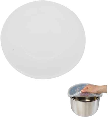 Silicone Pot Lid - Vervangend deksel - 24cm diameter - Geschikt voor drukpan - Transparant - Ideaal voor koken en stomen