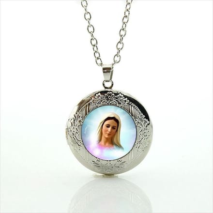 Ketting met hanger Maria Medjugorge (medaillon)
