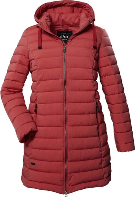 STOY dames parka jas - stepp parka dames - 39790 - roze/rood - maat 46
