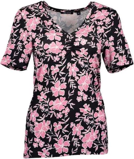 Blue Seven dames shirt zwart/roze - maat 42