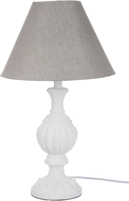 J-Line bloempot - ijzer - wit - small