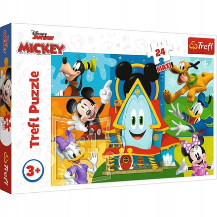 Trefl Serie - Maxi Puzzel - 24 Stukken - Mickey Mouse en Vrienden - Disney Thema