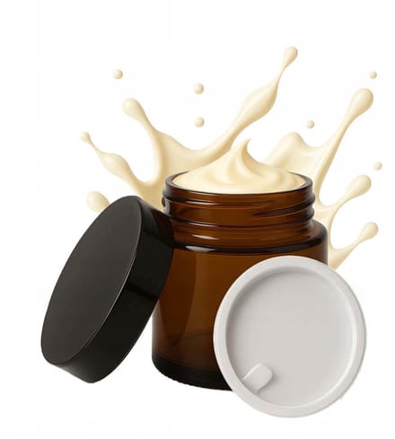Bimberek - Glazen Potje - 30g - Bruin - Voor Cosmetica