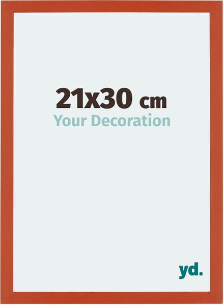 Your Decoration - Fotolijst 21x30 cm - MDF - Oranje - Mura