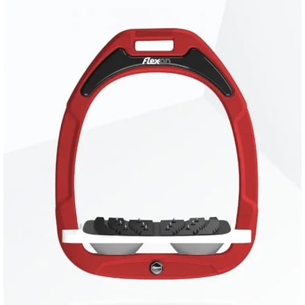 Ultra Grip Verhoging Stirrup Rood/Wit/Grijs Flex-On Green Composite