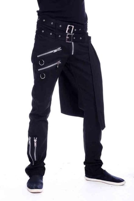 Vixxsin Broek rechte pijpen -5XL- GRAVES Zwart
