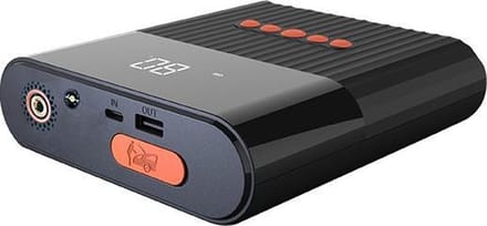 4smarts, Powerbank 8800mAh met Compressor 3.8 bar en Jumpstarter, Zwart