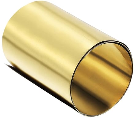 Messing Plaat 1000mm x 100mm x 0.2mm - Ideaal voor Handwerk, Keukenprojecten en Creatieve Klussen