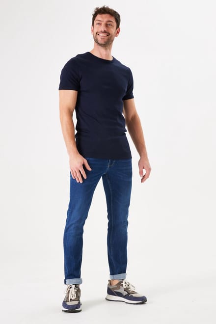 GARCIA Savio Heren Slim Fit Jeans Blauw