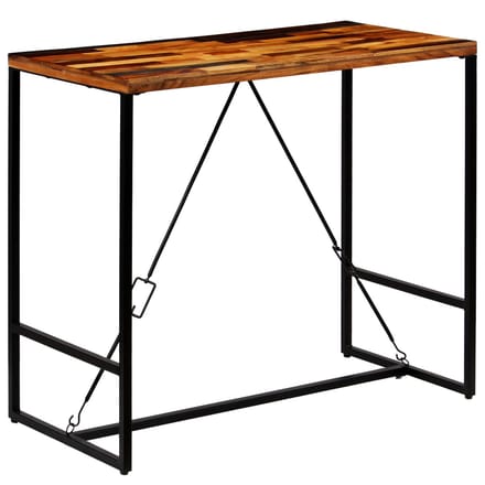 vidaXL - Bartafel - 120x60x106 - cm - massief - gerecycled - hout