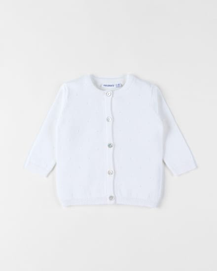 Noukie's - Gilet - Off white - Meisjes - Gebreid - 2 jaar 92