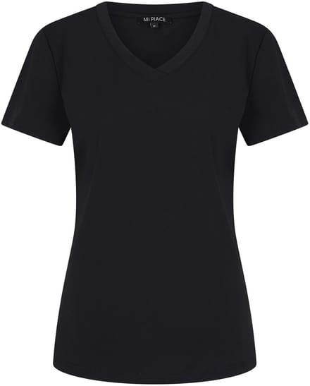 MI PIACE - Travel T-shirt Uni Black 2080 - Maat : L