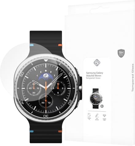 Cazy screenprotector geschikt voor Samsung Galaxy Watch 8 44mm - 2 stuks - Gehard Glas