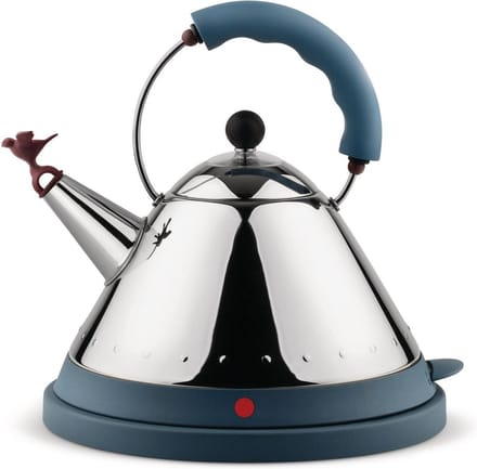 Alessi MG32 AZ  - Waterkoker - RVS/Blauw