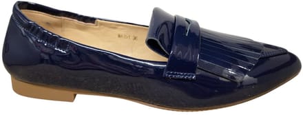 Maripe MA151 Vernice Blue Scuro Instappers Blauw Lak Dames - Blauw - 41
