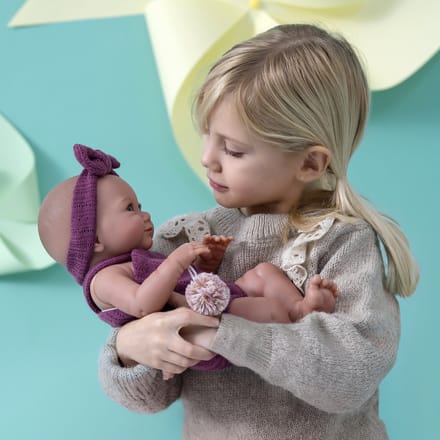 Llorens babypop meisje full body in slaapzak 40 cm