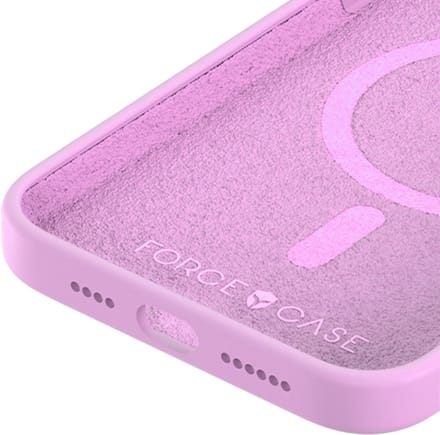Force Case, Hoesje geschikt voor iPhone 17 - Siliconen MagSafe Ultra-Resistant 2m, Lichtpaars