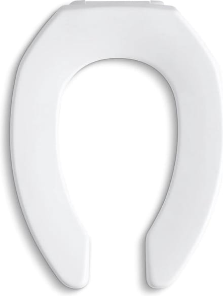 Standaard Verlengde Toiletbril - Wit - Verlengd Lustra-model