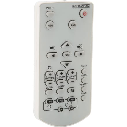 Télécommande de remplacement Applicable pour projecteur Casio XJV110 XJF10X XJF20XN XJF100W XJF200WN XJF210WN gray