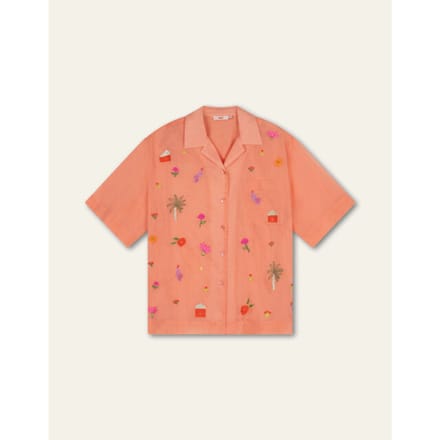 Oilily Bowling Blouse- maat40 Crabapple