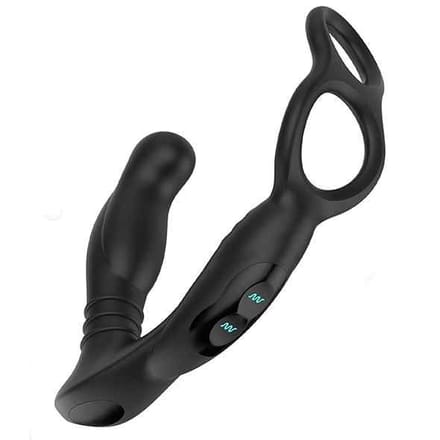 Nexus Simul8 Vibrating Dual Motor - Cock & Ball Toy - Zwart
